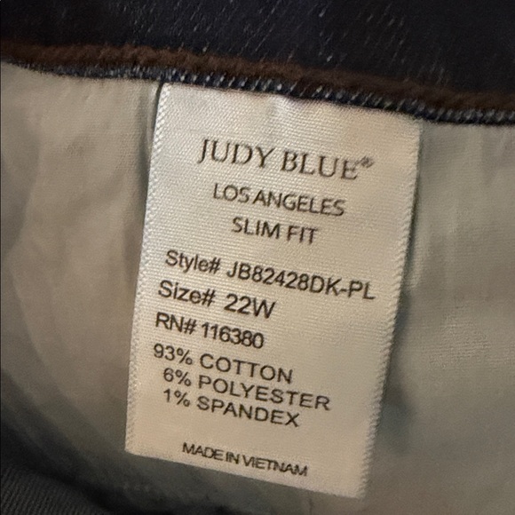 Judy Blue Deep Indigo Jeans - Picture 9 of 10